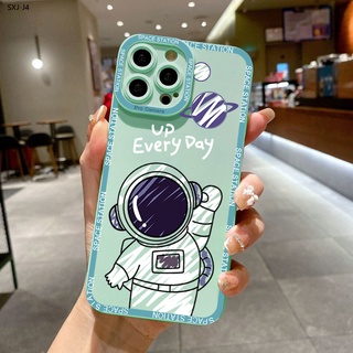 Compatible With Samsung Galaxy J4 J5 J6 J7 J8 Core Pro Plus Prime 2018 2017 2015 J4+ J6+ เคสซัมซุง สำหรับ Case TPU Space Astronaut เคส เคสนิ่ม เคสโทรศัพท์ เคสมือถือ Shockproof Back Cover Protective Cases