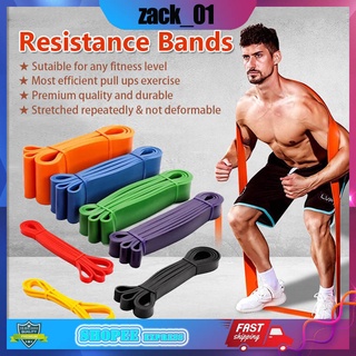 ยางยืดออกกำลังกาย resistance band ยางยืด มี 5 ระดับแรงต้าน ออกกำลังกายได้ทุกส่วน(8-56 Kg)