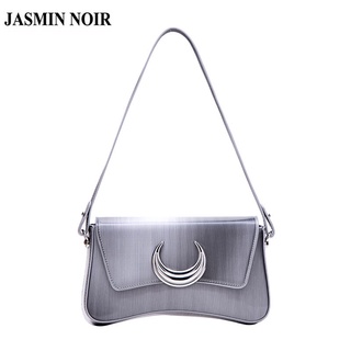 Jasmin NOIR กระเป๋าสะพายไหล่ กระเป๋าถือ หนัง PU สําหรับสตรี