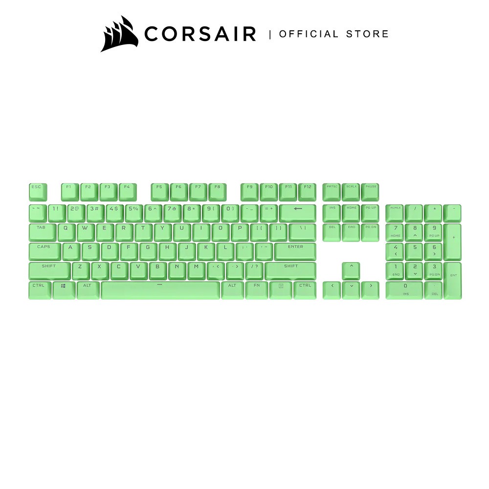 CORSAIR Keyboard Accessories GAMING PBT DOUBLESHOT PRO KEYCAP MOD KIT MINT GREEN US CH9911080
