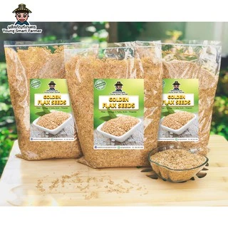 (มี อย.)Golden Flaxseeds เมล็ดแฟลกซ์ สีทอง 1 Kg.