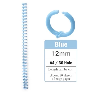 สันกระดูกงู สันห่วง ถอดได้ 12mm ห่วงเข้าเล่ม