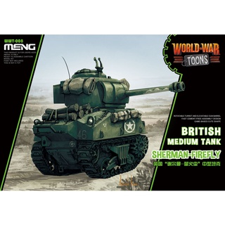 Mngwwt-008 - Meng Model - โมเดลรถถังเชอร์แมน หิ่งห้อย World War Toon