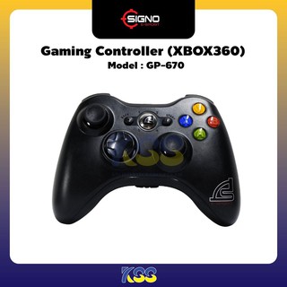 SIGNO E-Sport Gaming Controller รุ่น MAZELLO GP-670 (จอยเกมส์)⚡🎮 ของแท้ประกันศูนย์ 2 ปี