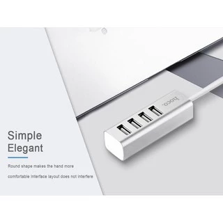 HOCO HB1/HB1A 4 Port USB HUB 5.0V เพิ่มช่องเสียบ USB สายยาว 80/100 เซ็นติเมตร USB 2.0