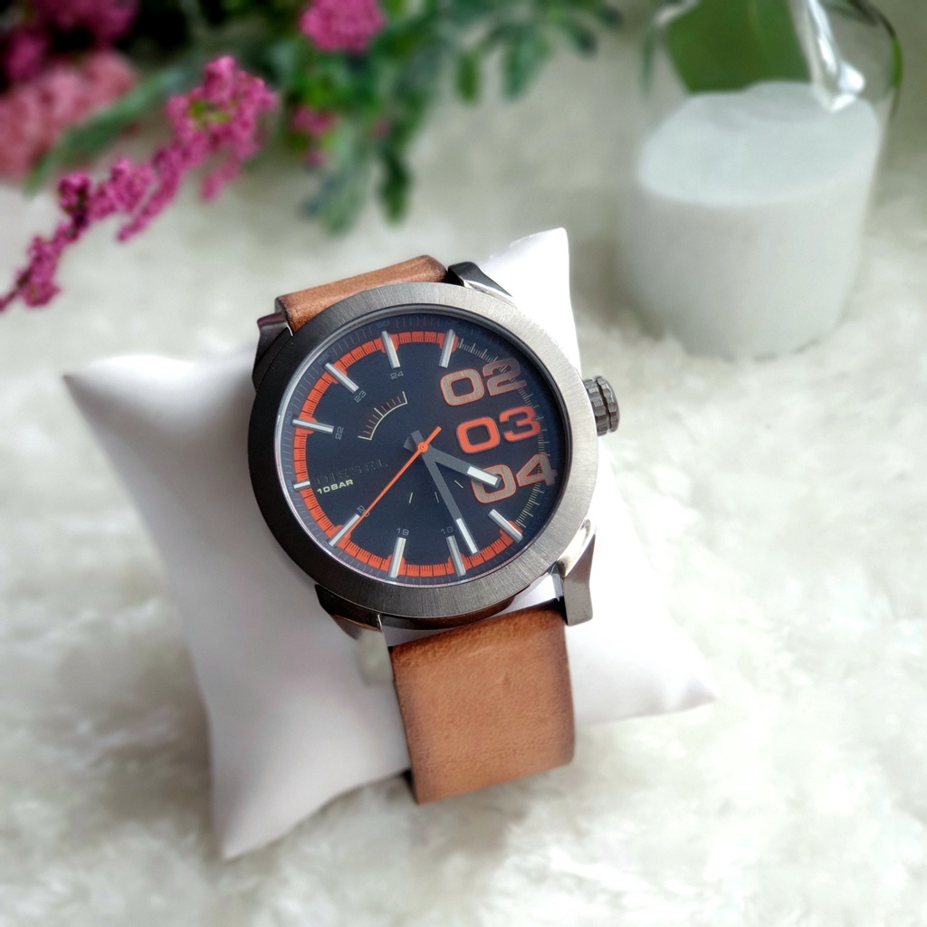 แท้ นำเข้าจาก USA Diesel Analog-Quartz Grey Dial Men's Watch Dz1680