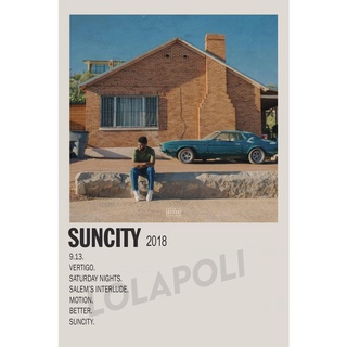 โปสเตอร์ ลายปกอัลบั้ม Suncity ศิลปิน Khalid