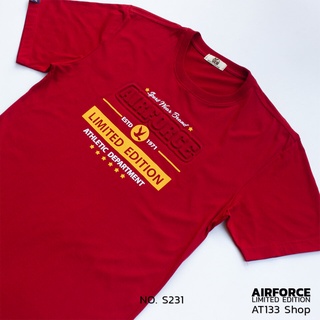 【Uniqloo】เสื้อยืดแขนสั้น ปั้มนูน Airforce (S23) เสื้อยืดTEE