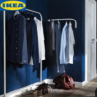 IKEA MULIG มูลิก ราวแขวนผ้า, ขาว99x152 ซม.ใช้ได้ทุกที่ในบ้าน แม้แต่ในที่เปียกชื้น อย่างในห้องน้ำ หรือบริเวณใต้หลังคา