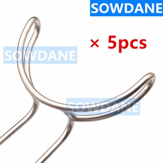 5 pieces Dental Surgical Large Mouth Gag Dental Opener Teeth Retractor Dentist Implant Instrument Tool Autoclavable 8cm