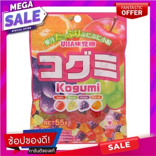 ยูฮ่าโคกุมิเยลลี่ผลไม้รวมรส 55กรัม Yuha Kogumi Mixed Fruit Jelly 55g.