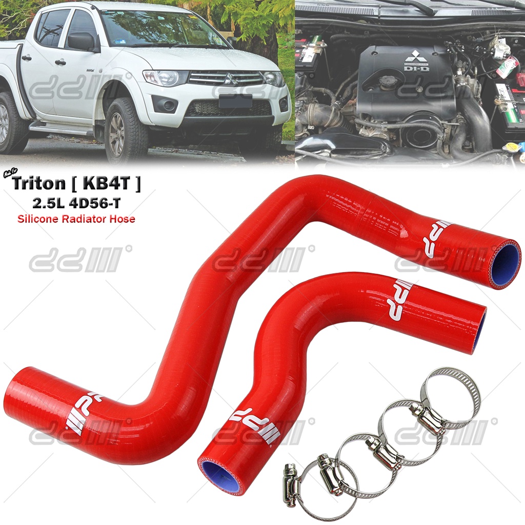 ซิลิโคนหม้อน้ําท่อชุดสําหรับ Mitsubishi Triton 2.5 4D56 Turbo Diesel 2005-2014 Triton 4D56U Twin Cam