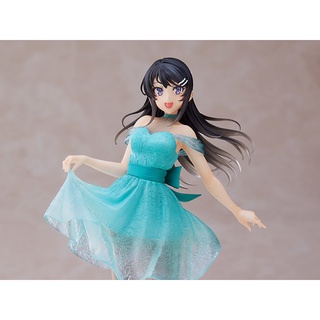 [ Figure แท้ ] Rascal does not dream of bunny girl Senpai - Sakurajima Mai Clear Dress Ver Coreful  [ Taito ]