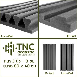 (หนาพิเศษ 3 นิ้ว) แผ่นซับเสียง ฟองน้ำซับเสียง ขนาด 80x40 ซม.…