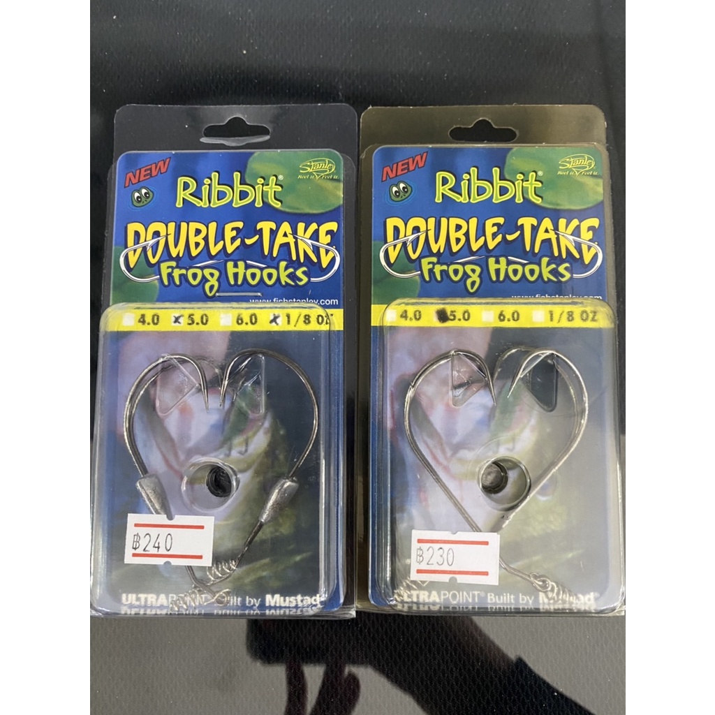 ตัวเบ็ด Ribbit Double-Take Frog Hooks