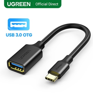 Ugreen USB C To USB 3.0 อะแดปเตอร์เชื่อมต่อ OTG Cable (12 ซม.)