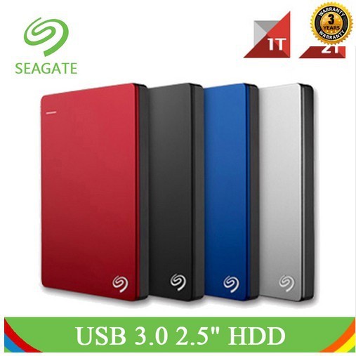 Seagate External Hard Disk 500GB/750GB/1TB/2TB  BACKUP PLUS SLIM USB 3.0 Portable HDD