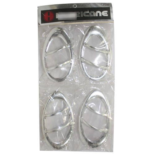 ครอบไฟเลี้ยว 4 ชิ้น  FINO 2 เส้น ชุบโครเมี่ยม