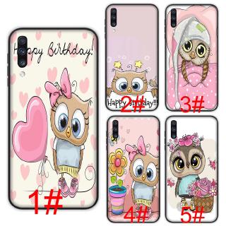 เคสโทรศัพท์ลายนกฮูกน่ารักสําหรับ samsung galaxy a 10 a 20 a 30 a 40 a 50 a 60 a 70 s 10e s 10 plus