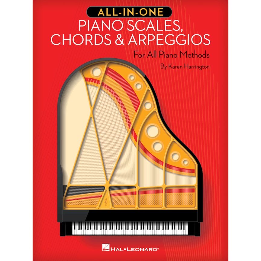 ALL-IN-ONE PIANO SCALES, CHORDS & ARPEGGIOS For All Piano Methods (HL00210630)
