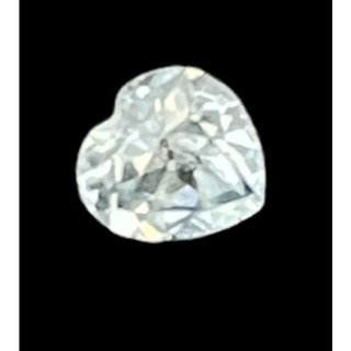 Blue topaz heart shape. รูปหัวใจบลูโทพาส