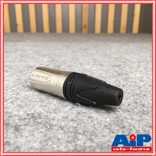 แพ็ค10ตัว LIDGE YM-002A CANNON แจ็ค XLR ตัวผู้ 3 ขา ท้ายยาง สำหรับเข้าสาย รุ่น YM002A เอไอ-ไพศาล