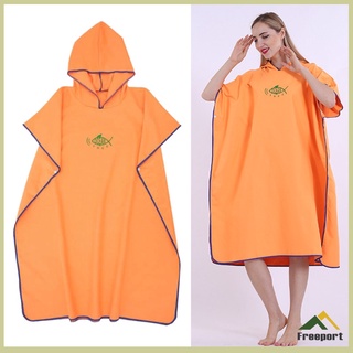 Freeport Surf Poncho ผ้าขนหนูเสื้อคลุมแห้งเร็ว