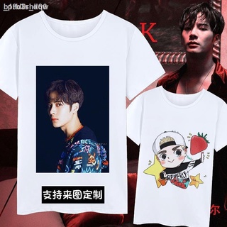 เตรียมจัดส่ง✿✱จัดส่งจากไทย✥เสื้อผ้าแบบเดียวกันของ Wang Jiaer Jackson เสื้อยืดแขนสั้นสำหรับผู้ชายและผู้หญิง Team ควรช่วยใ