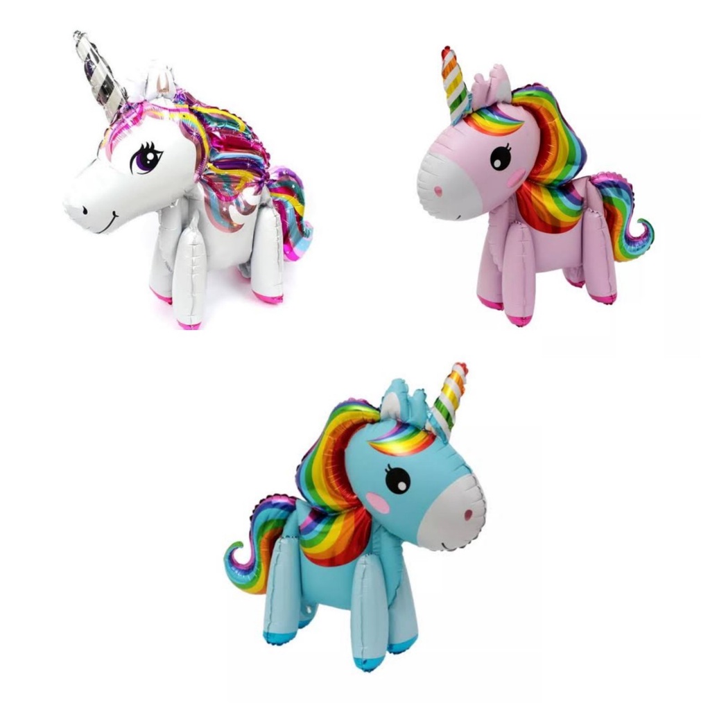 ลูกโป่งฟอยล์รูปม้า Pegasus / Pegasus 3D แบบเต็มตัว