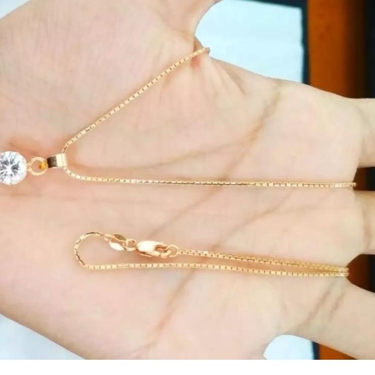 Direct Atc สร้อยคออิตาลี จี้ฟรีไทเทเนียม