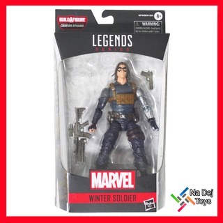 ็Hasbro Marvel Legends Winter Soldier 6" figure มาร์เวล เลเจนด์ วินเทอร์โซลเยอร์ 6 นิ้ว ฟิกเกอร์ (No BAF)