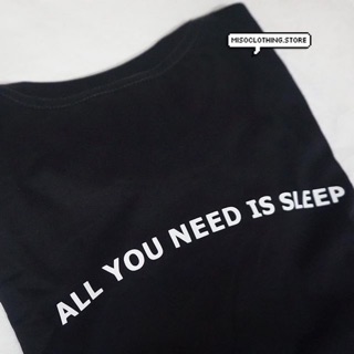 "SLEEP" เสื้อยืดสกรีน สวมใส่สบาย