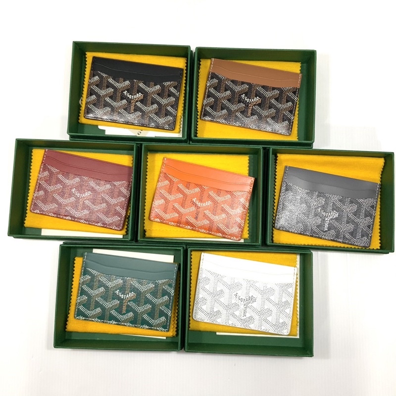 ‼️สอบถามstockก่อนกดสั่งนะคะ Goyard Card Holder / Cardholder โกยาด ที่ใส่บัตร ใส่การ์ด ของแท้ ส่งฟรีEMS ทั้งร้าน