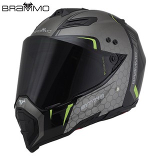 หมวกกันน๊อคสำหรับรถจักรยานยนต์คุณภาพสูงแบบเต็มใบBRAMMO Cross-country helmet motorcycle helmet