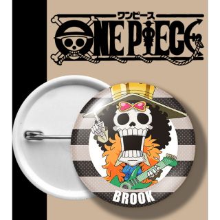 ONEPIECE BADGE เข็มกลัด วันพีช บรู้ค เทา BROOK GRAY