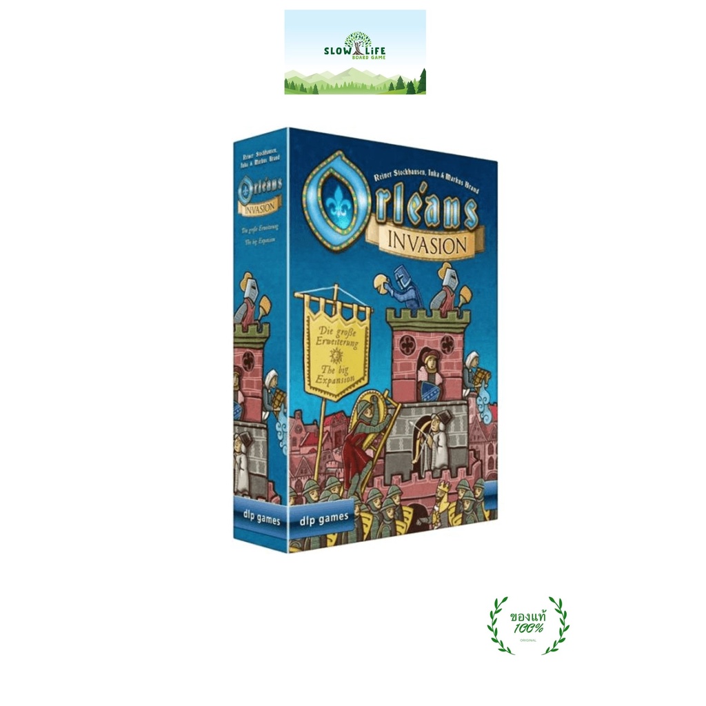 Orleans Invasion expansion  board game ตำหนิเล็กน้อย