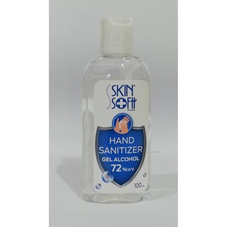 (ถูก/แท้100%) Skin Softt สกินซอฟท์ เจลแอลกอฮอล ล้างมือ 100 ML.