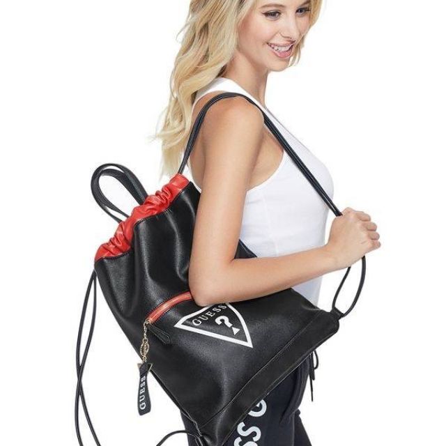 guess drawstring backpack