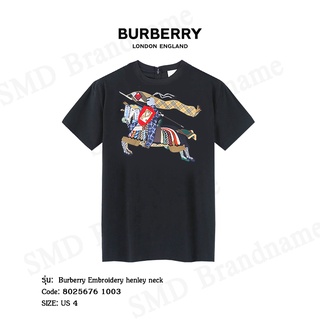 BURBERRY เสื้อลำลองหญิง   รุ่น Burberry Embroidery henley neck Code: 8025676 1003