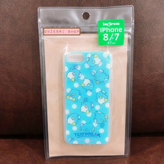 Case iPhone 8/7 from Japan แบบ Soft TPU ลาย Tuxedo Sam สีฟ้าพร้อย