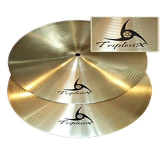 ฉาบกลองชุด Triplesix รุ่น H Brass Cymbal ขนาด 12 นิ้ว (ใบ) ฉาบทองเหลืองแท้ ไม่ใช่ฉาบอัลลอยชุบสี