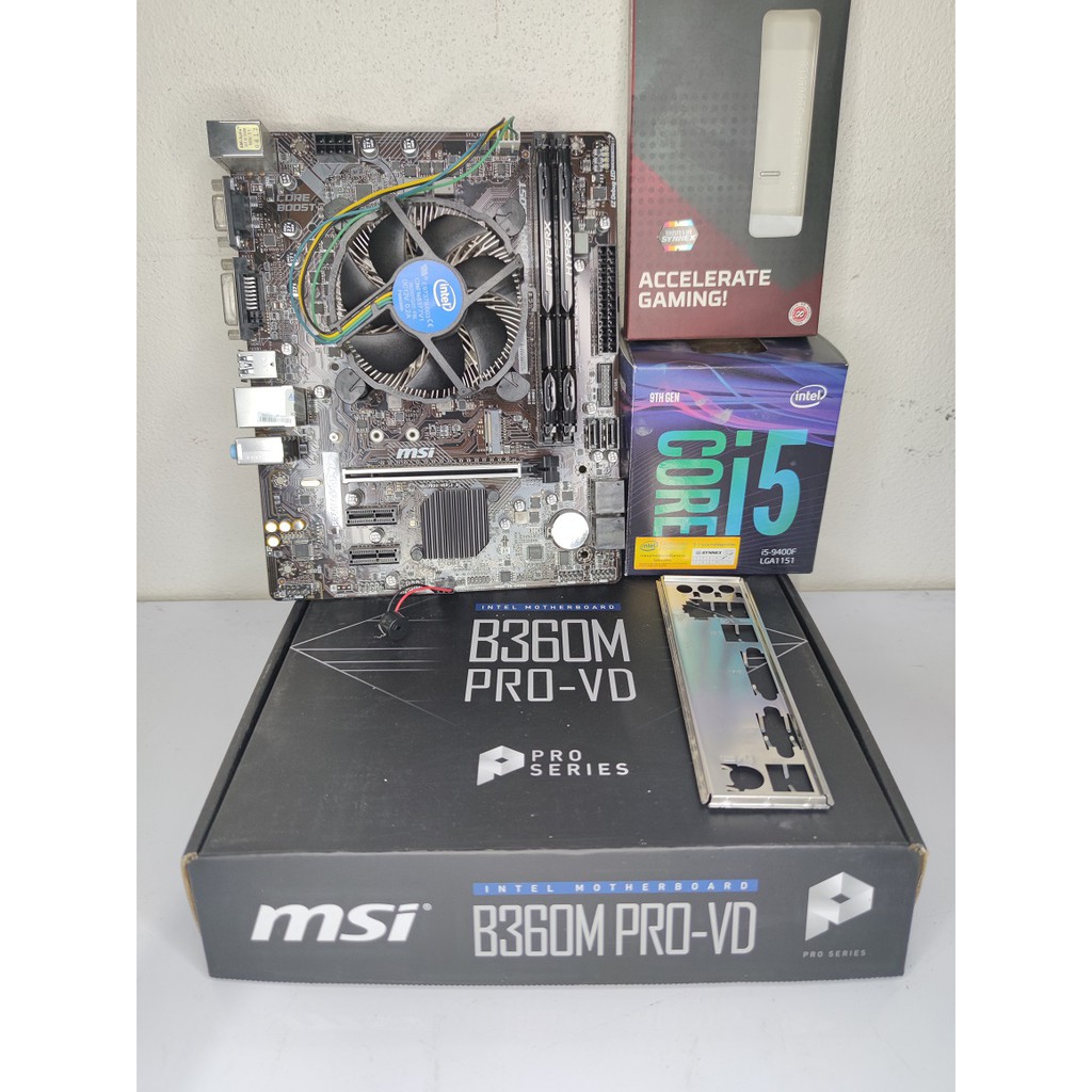 i5 9400f / MB MSI B360M / RAM 16G Bus 2666