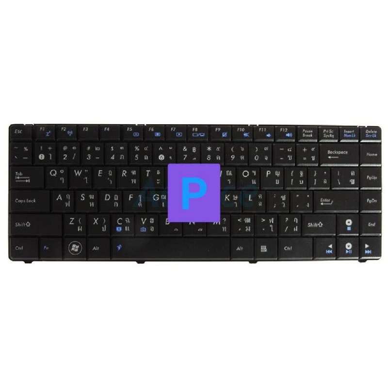 คีบอทโน๊ตบุ้ก Keyboard NoteBook Asus K40 K40E K40I K40IA K40IJ/A41I/X8AC X8AI/K40A K40C K40S K40AC K