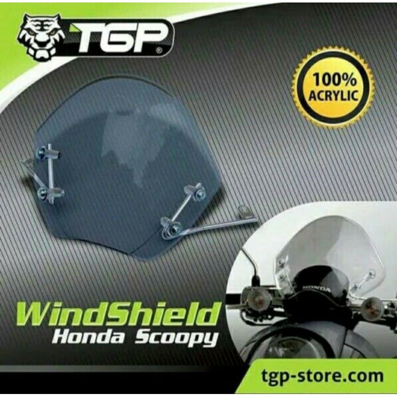 TGP Windshield Mini Scoopy fi Genio Fino plus Bracket