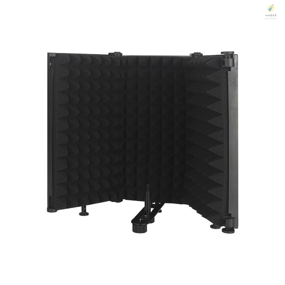 [On Sale] Foldable Adjustable Sound Absorbing Vocal Recording Panel Portable Acoustic Isolation Micr