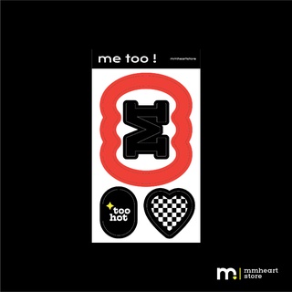 (m) me too sticker | hot ver. | สติ๊กเกอร์ไดคัท | mmheartstore