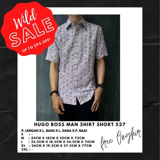 เสื้อเชิ้ตแขนสั้น ลาย Hugo Boss 527 BATAM สําหรับผู้ชาย