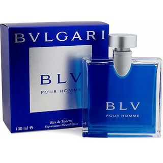 [แท้💯%]  น้ำหอม บูลการี สีฟ้า  BVLGARI BLV pour Homme EDT 100 ml.(พร้อมส่ง+กล่องซีล)