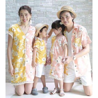 ขายคู่แม่-ลูก Tiny tale Twotone boho ชุดคู่แม่ ลูก มือ2