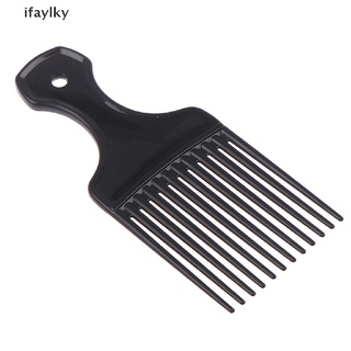 [IAY] 1Pc Wide Teeth Brush Pick Comb Fork Hairbrush Insert Hair Comb Plastic Gear Comb HKZ